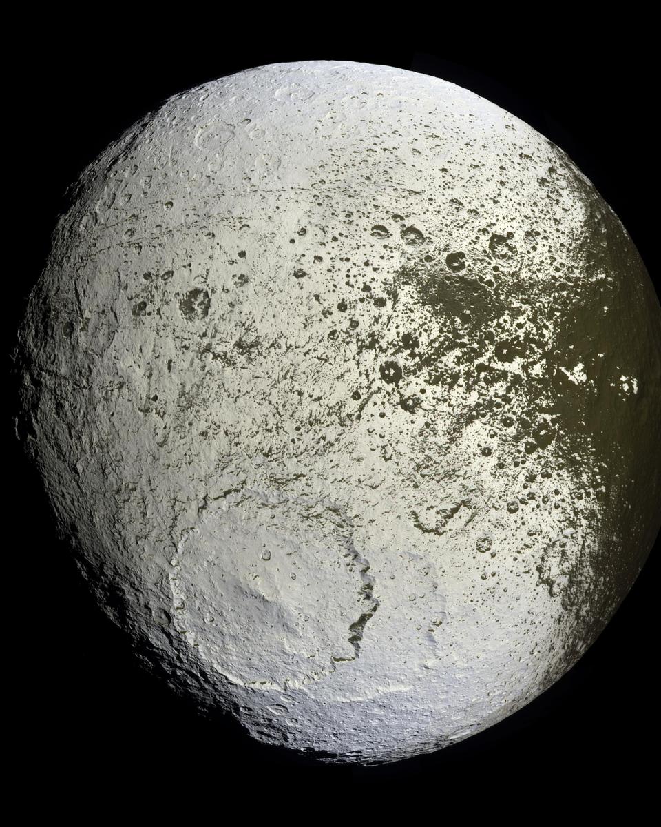 The Strange Trailing Side of Saturn's Iapetus