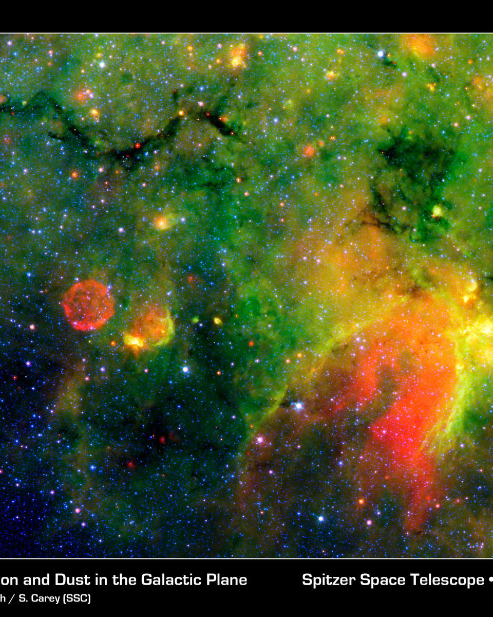 A Galactic Star Forming Region in Infrared