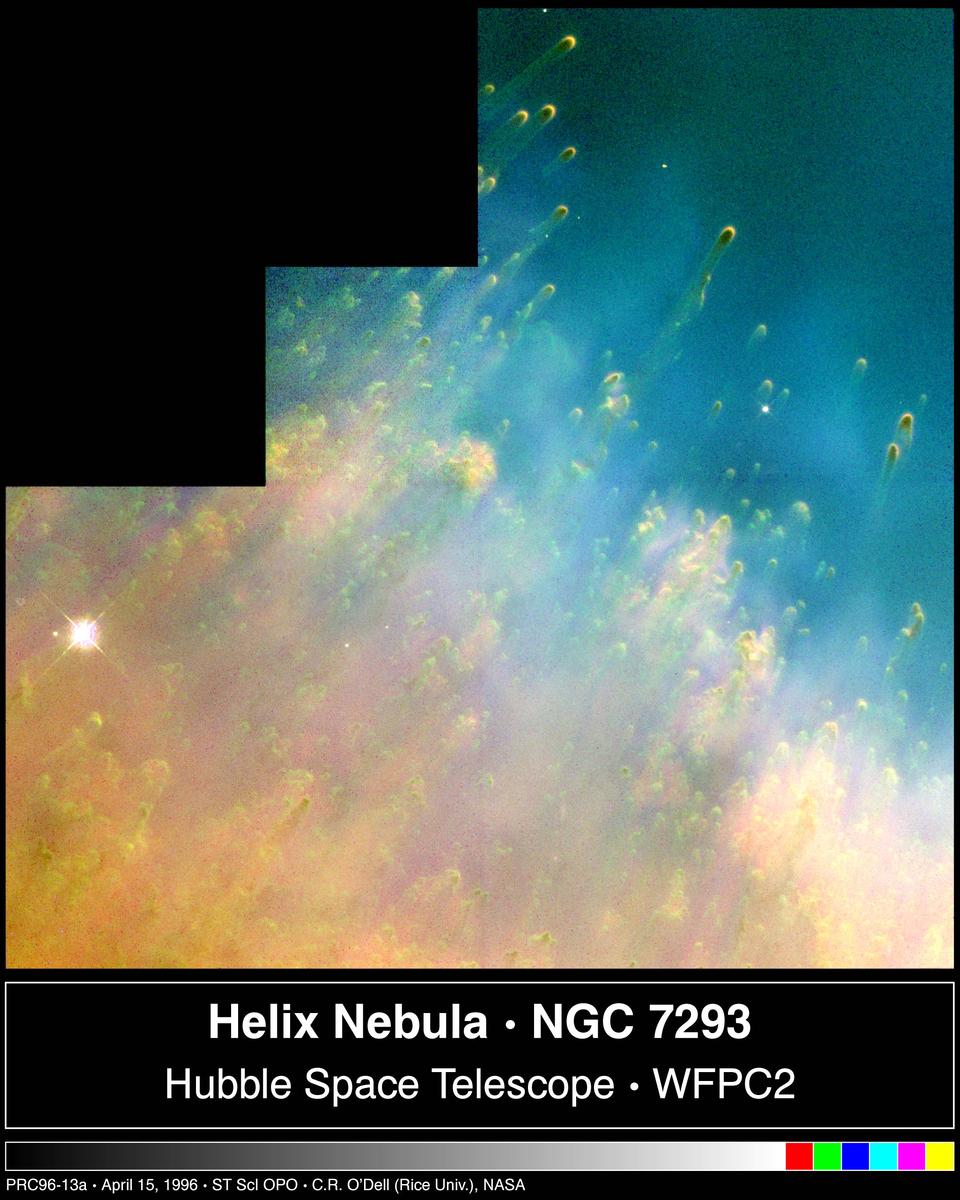 Curious Cometary Knots in the Helix Nebula