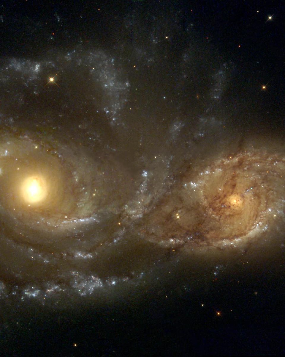 Spiral Galaxies in Collision