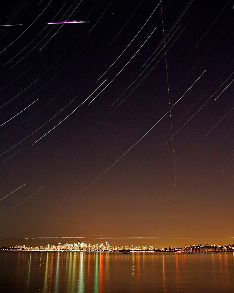 Perseid over Vancouver