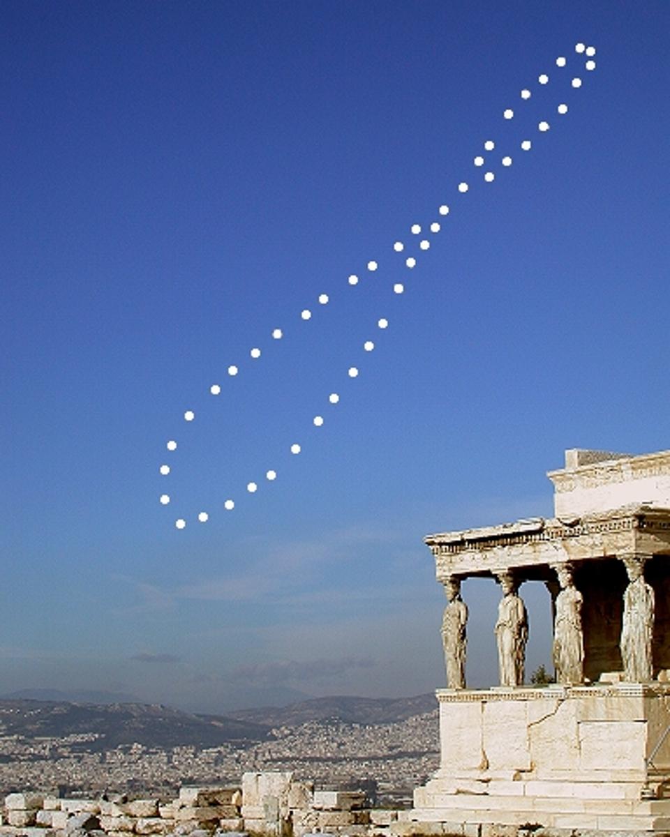 Analemma Over the Porch of Maidens