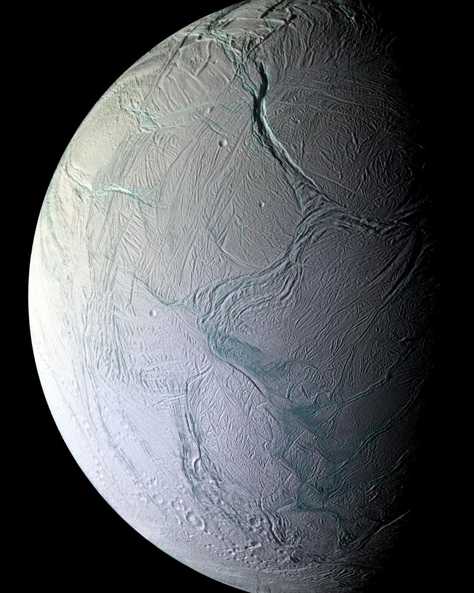 Labtayt Sulci on Saturn's Enceladus
