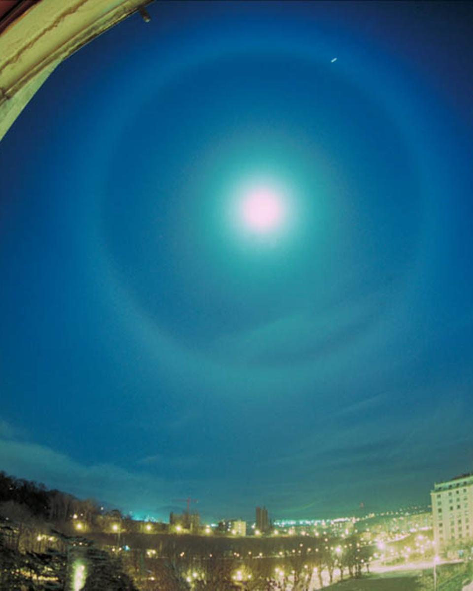 A Halo Around the Moon
