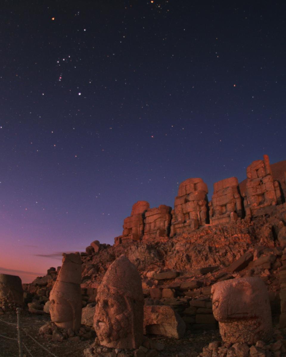 Orion Dawn Over Mount Nemrut