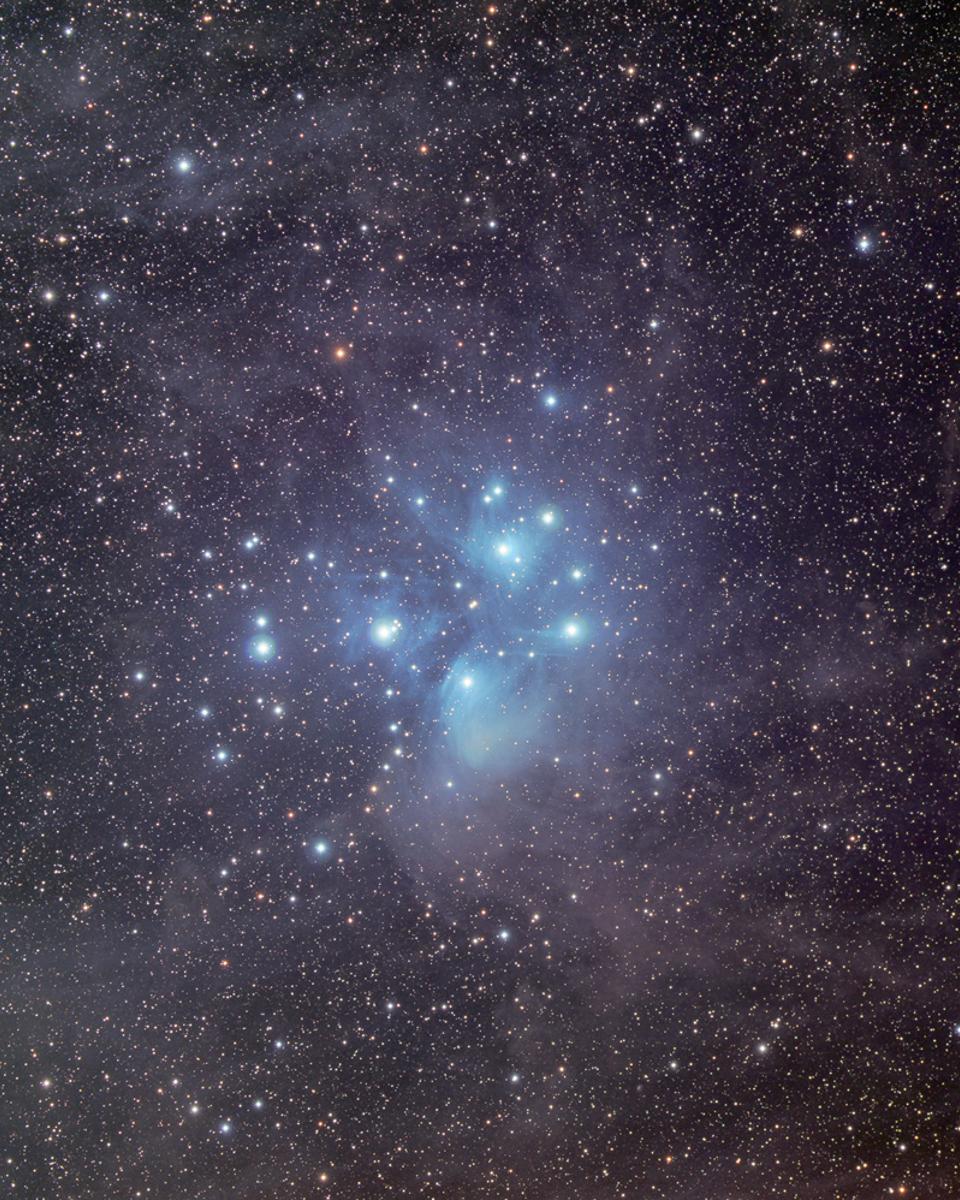 M45: The Pleiades Star Cluster