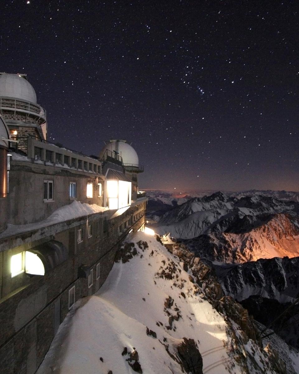 Winter Night at Pic du Midi