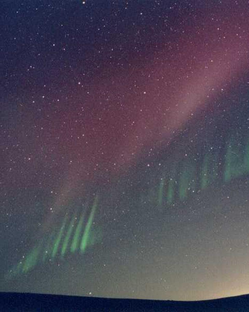 Rays from an Unexpected Aurora