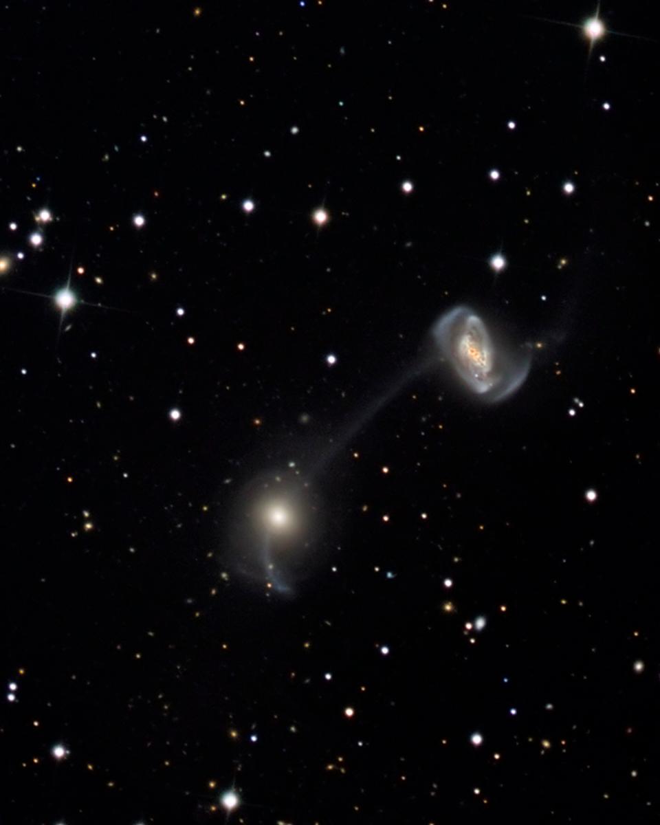 Galaxies on a String