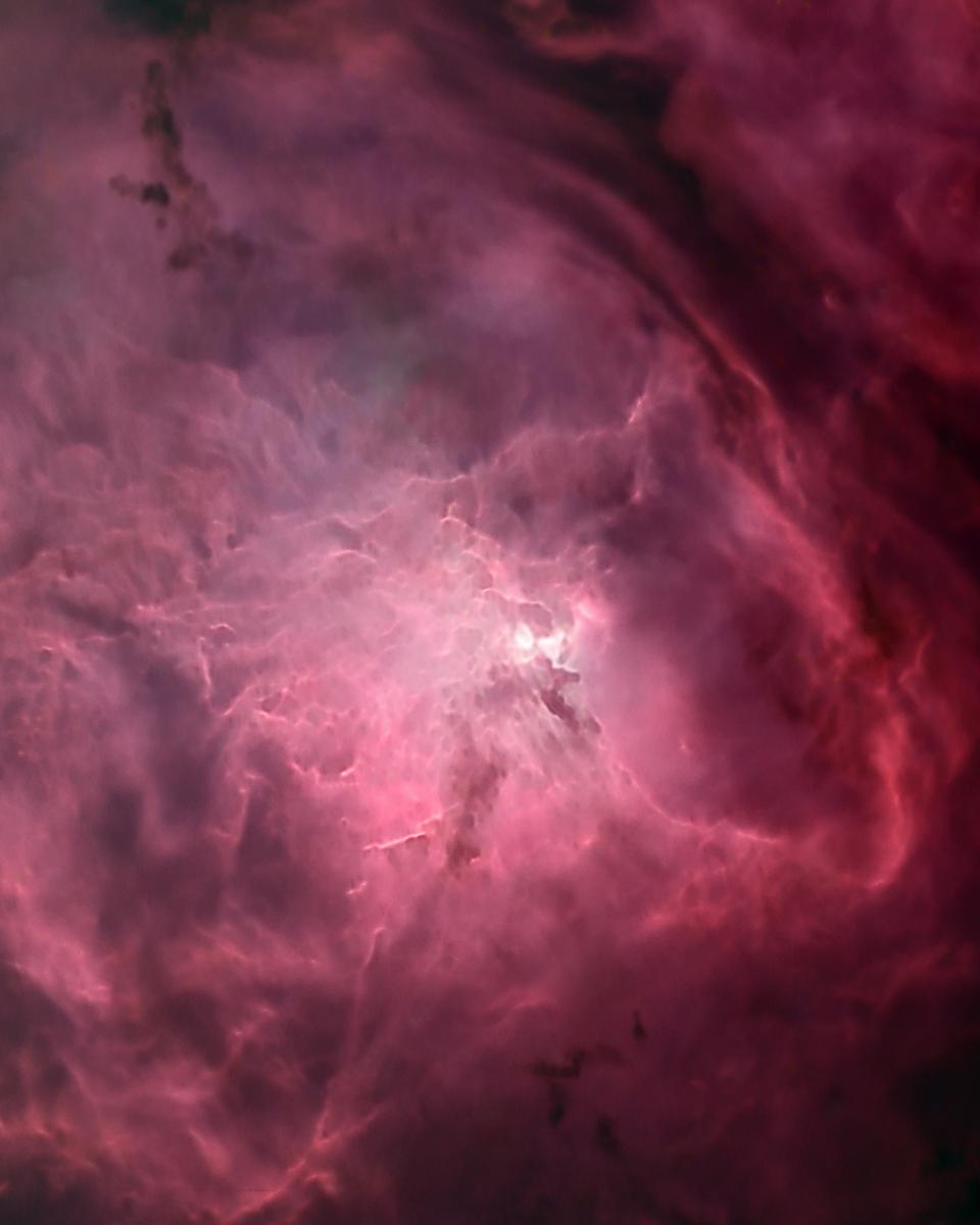 Gas and Dust of the Lagoon Nebula