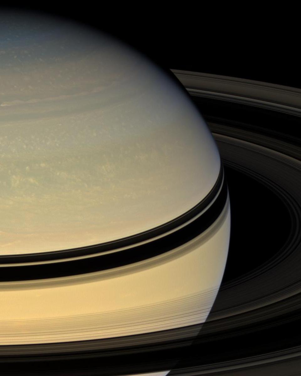 Saturn's Rings from the Other Side