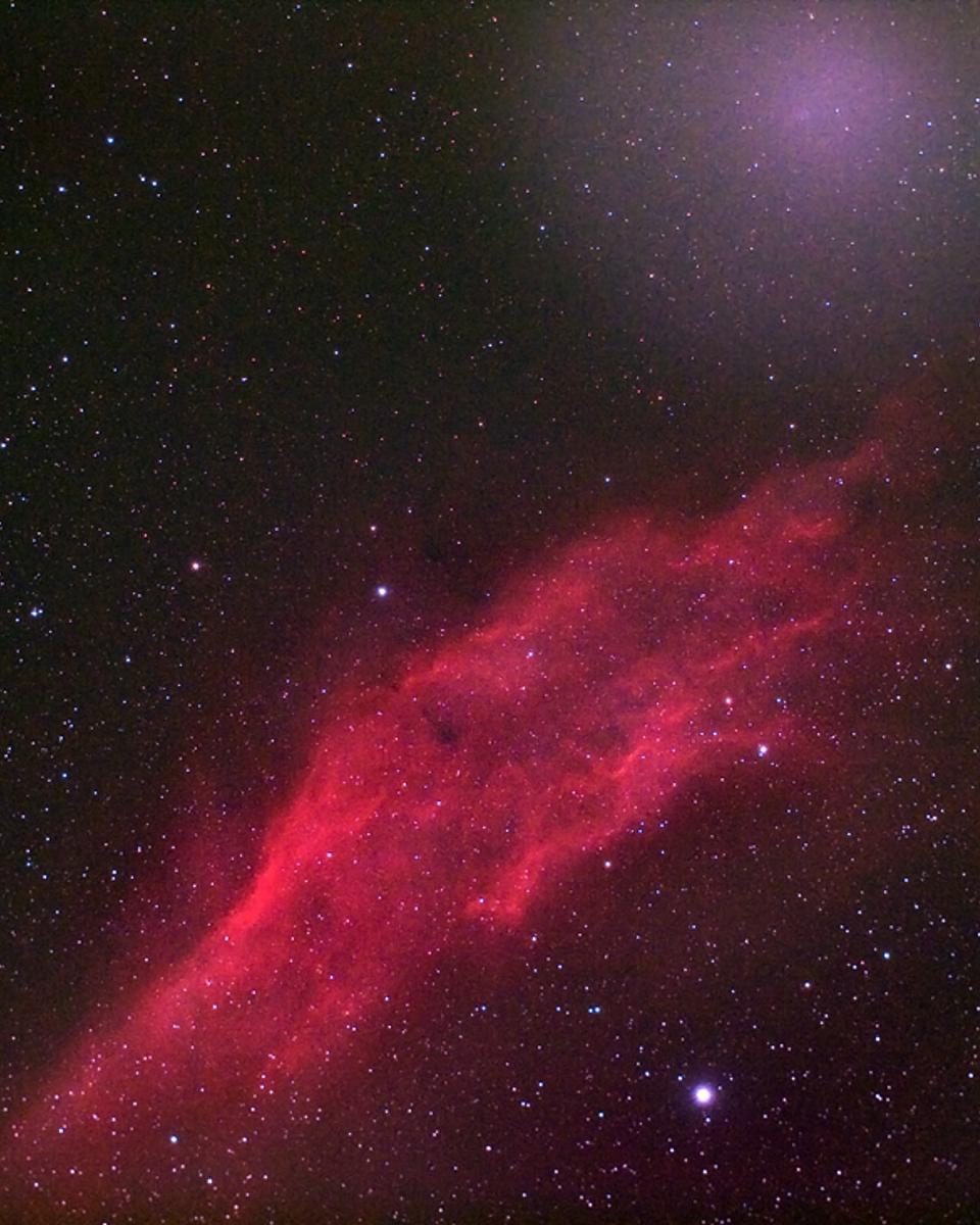 Comet over California