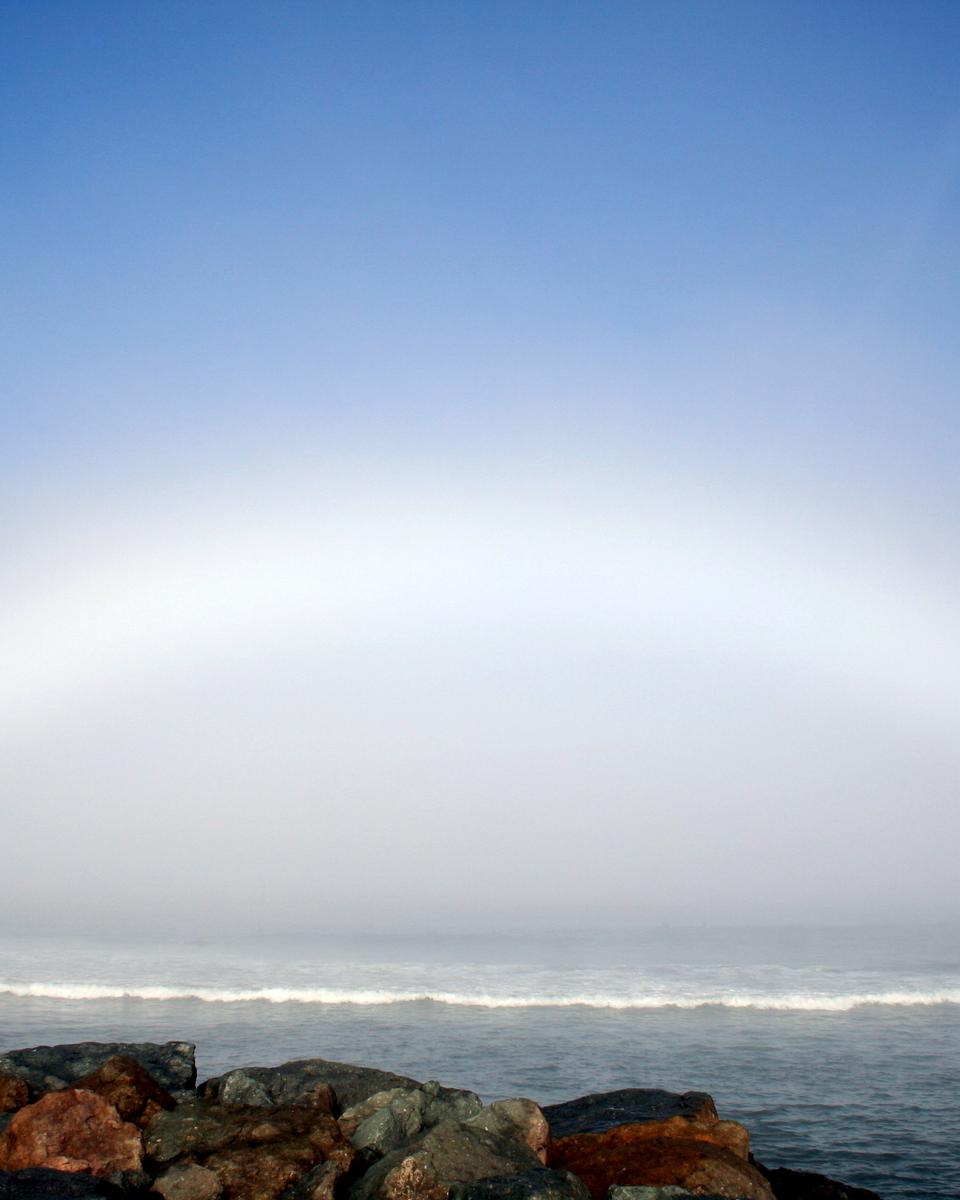 A Fog Bow Over Ocean Beach