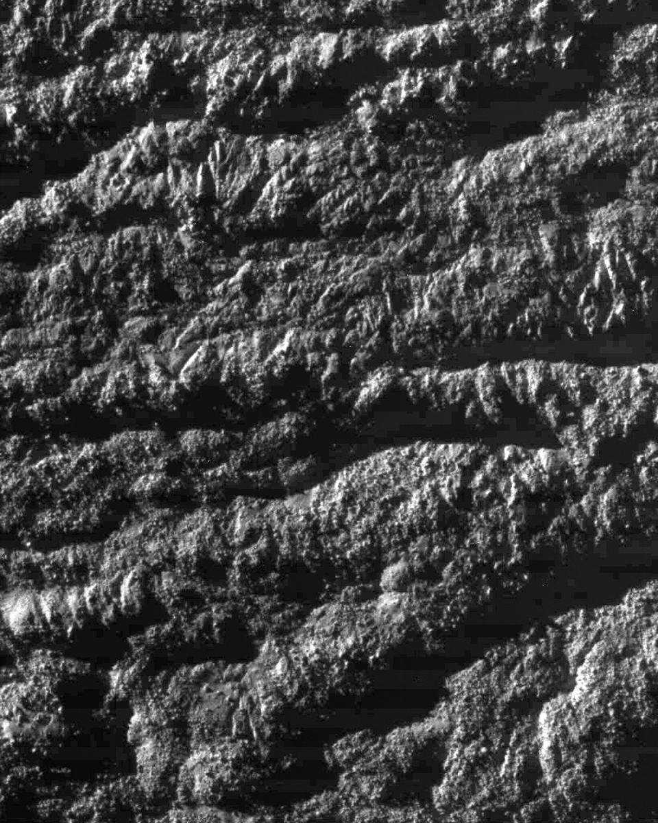 Seventeen Hundred Kilometers Above Enceladus