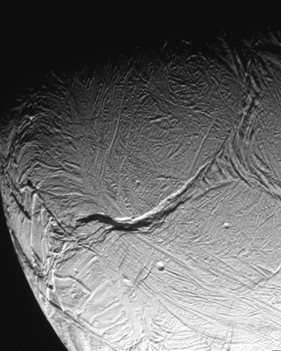 An Enceladus Tiger Stripe from Cassini