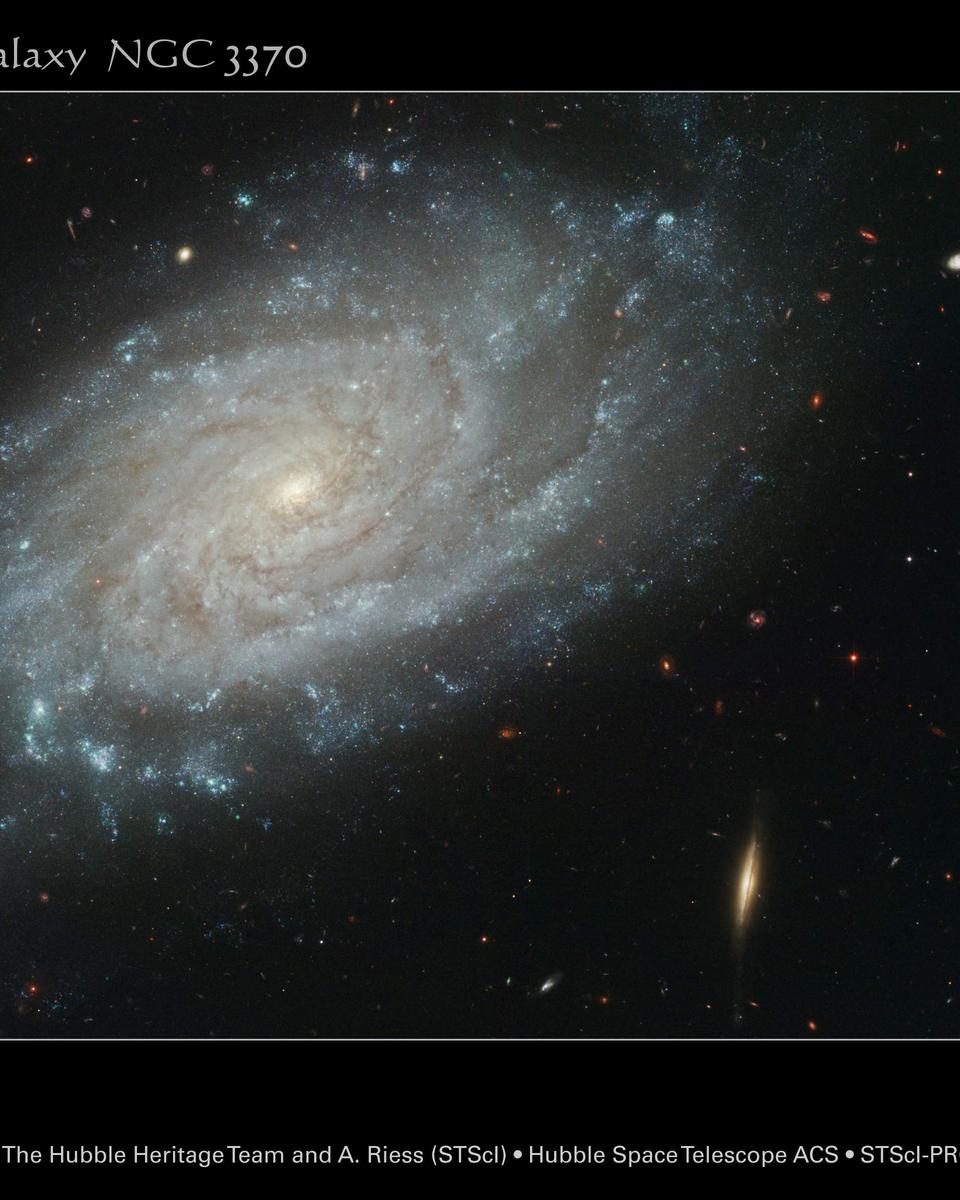 Spiral Galaxy NGC 3370 from Hubble