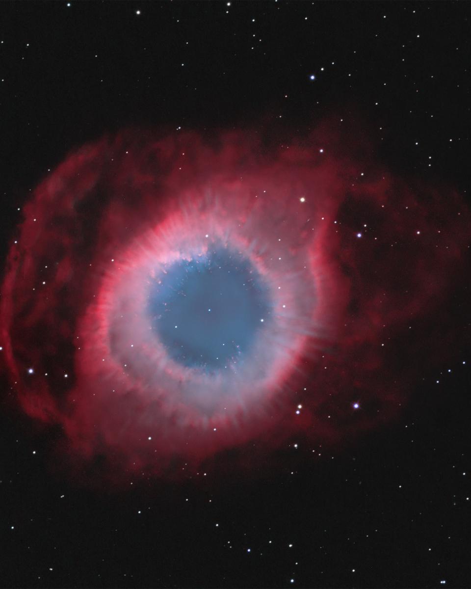 Spokes in the Helix Nebula
