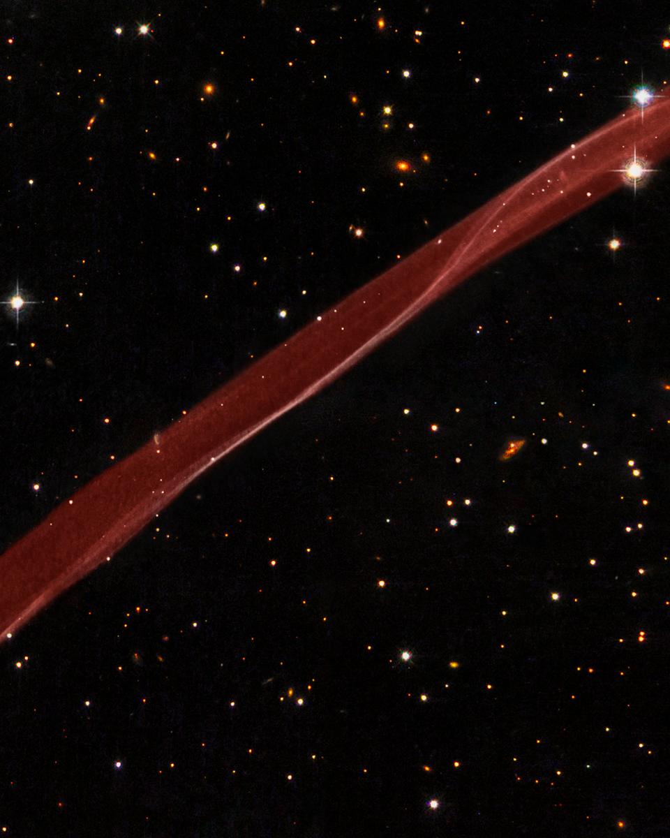 SN 1006: A Supernova Ribbon from Hubble