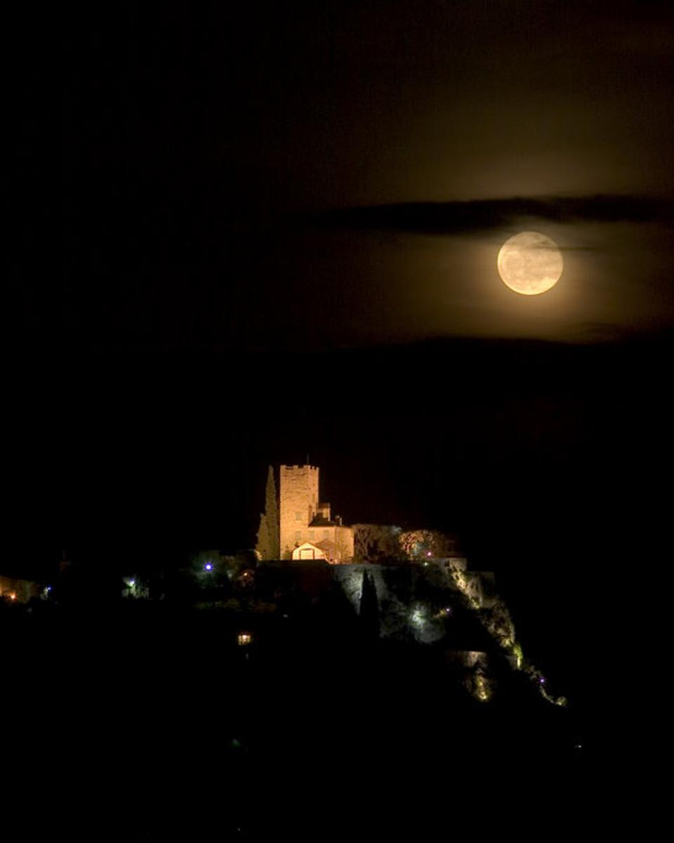 Castle and Full Moon