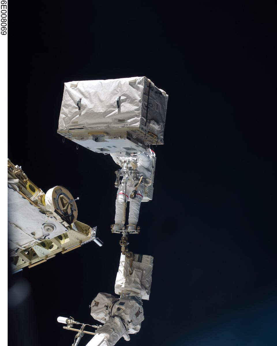 Astronaut's Head Upgraded During Spacewalk