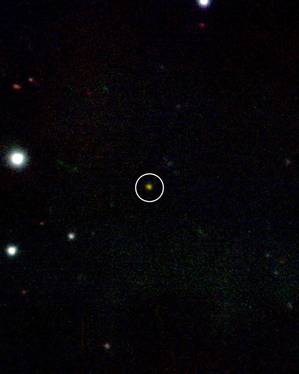 GRB 090423: The Farthest Explosion Yet Measured