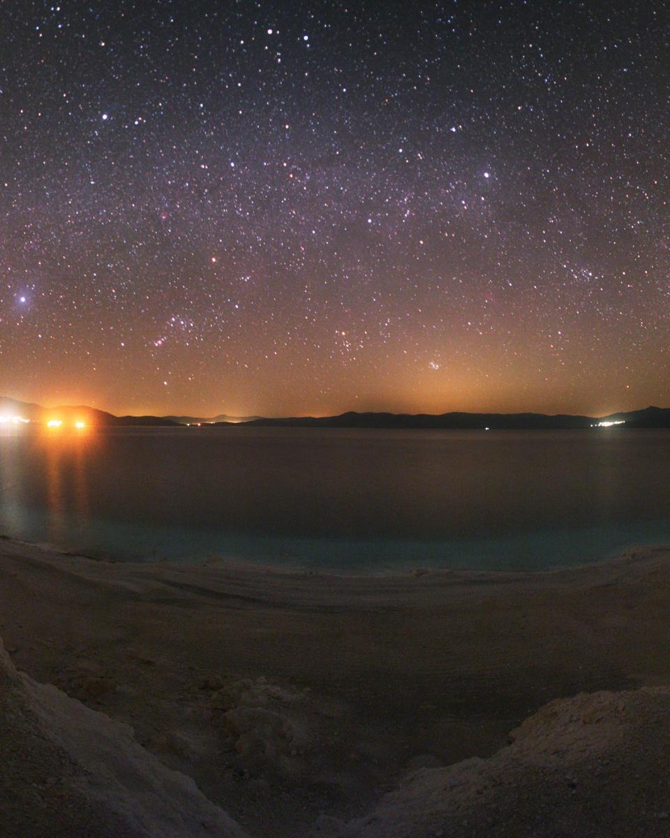 Sky Panorama Over Lake Salda