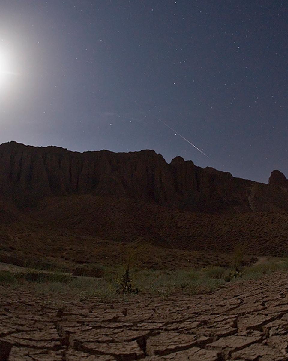 Meteor by Moonlight