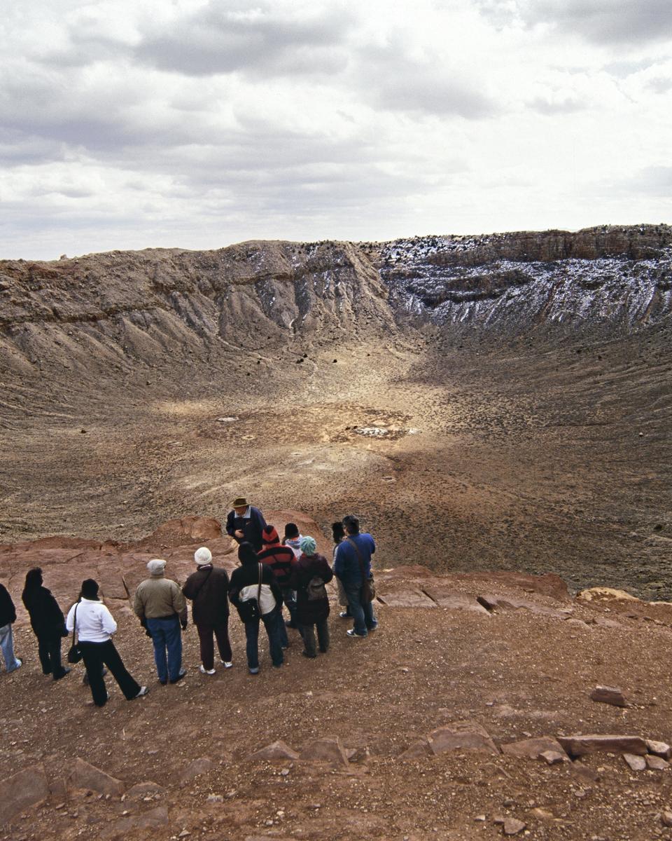 Inside Barringer Meteor Crater