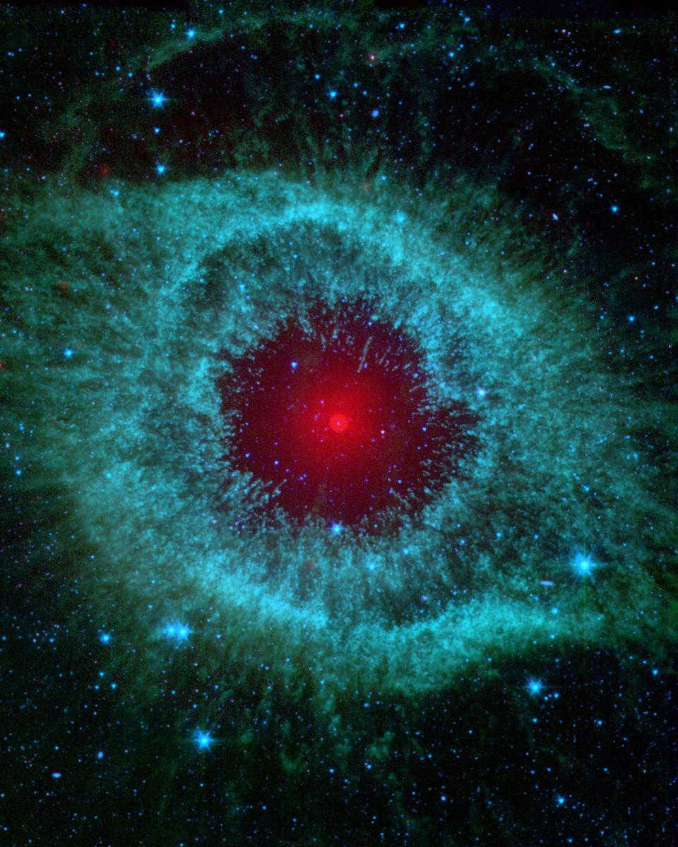 Dust and the Helix Nebula
