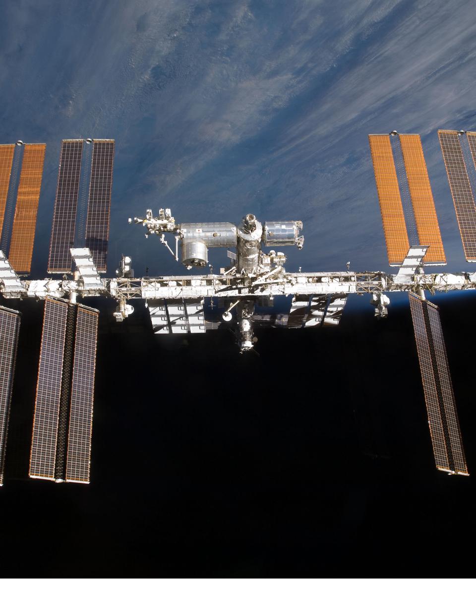 The International Space Station Over the Horizon