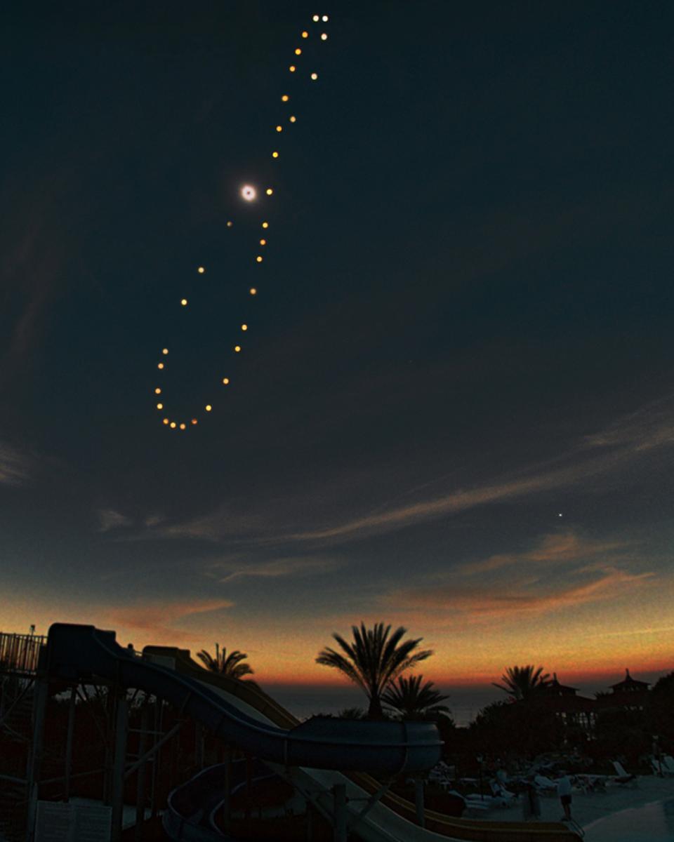 Tutulemma: Solar Eclipse Analemma
