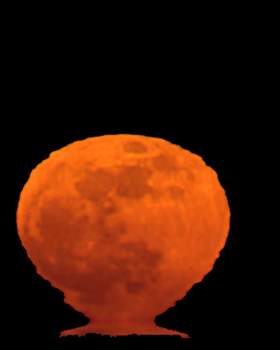 An Etruscan Vase Moon Rising