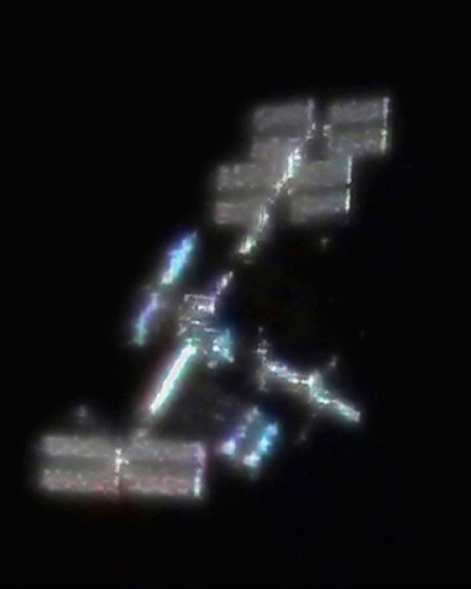 ISS: Reflections of Earth