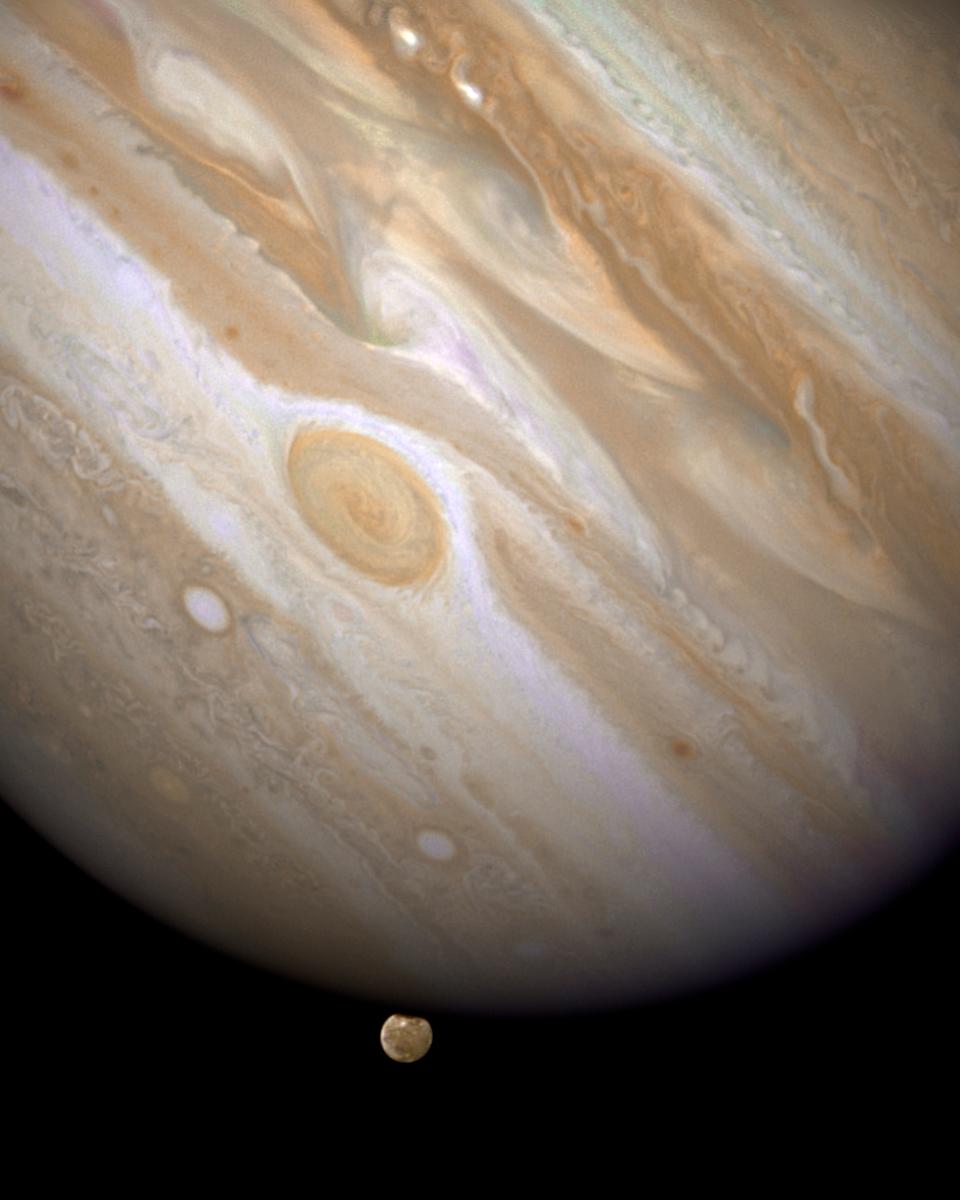Jupiter Eclipsing Ganymede