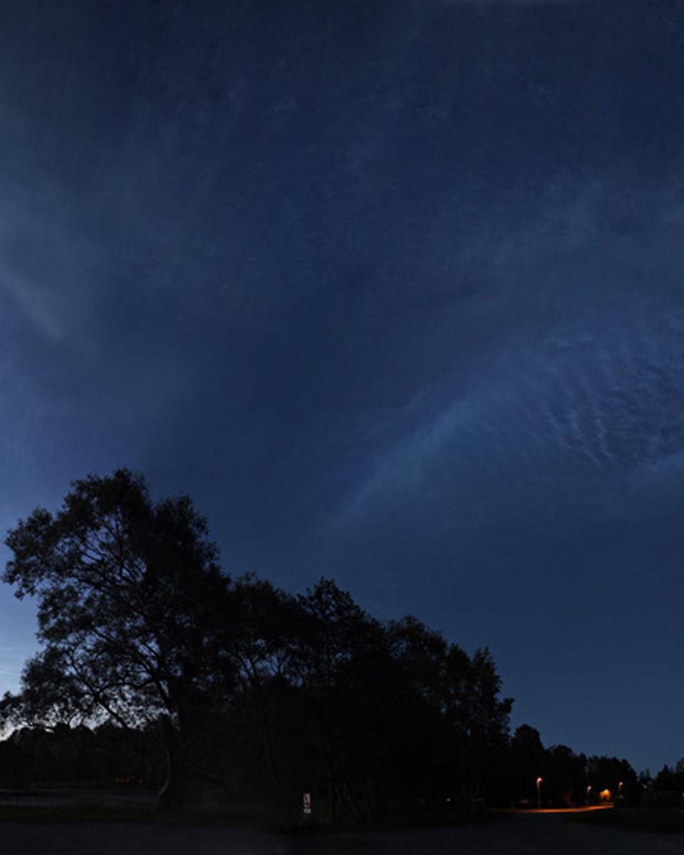 Noctilucent Cloud Storm Panorama