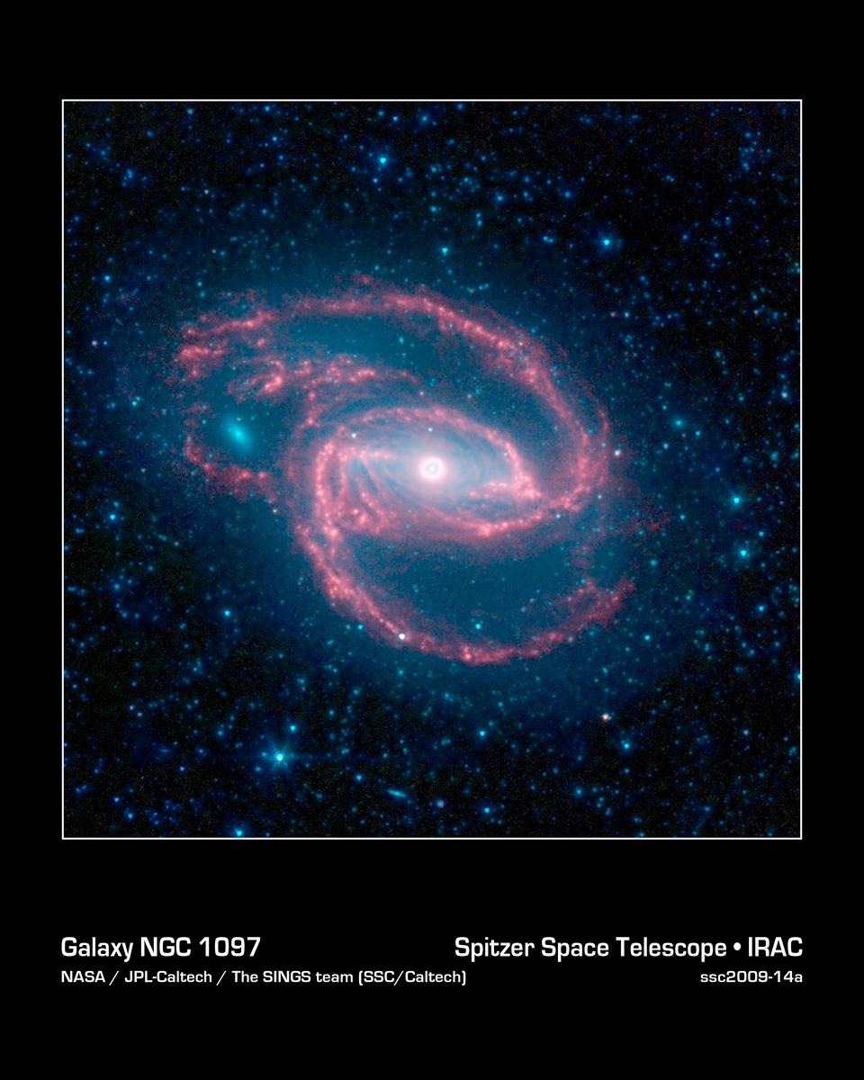 NGC 1097: Spiral Galaxy with a Central Eye