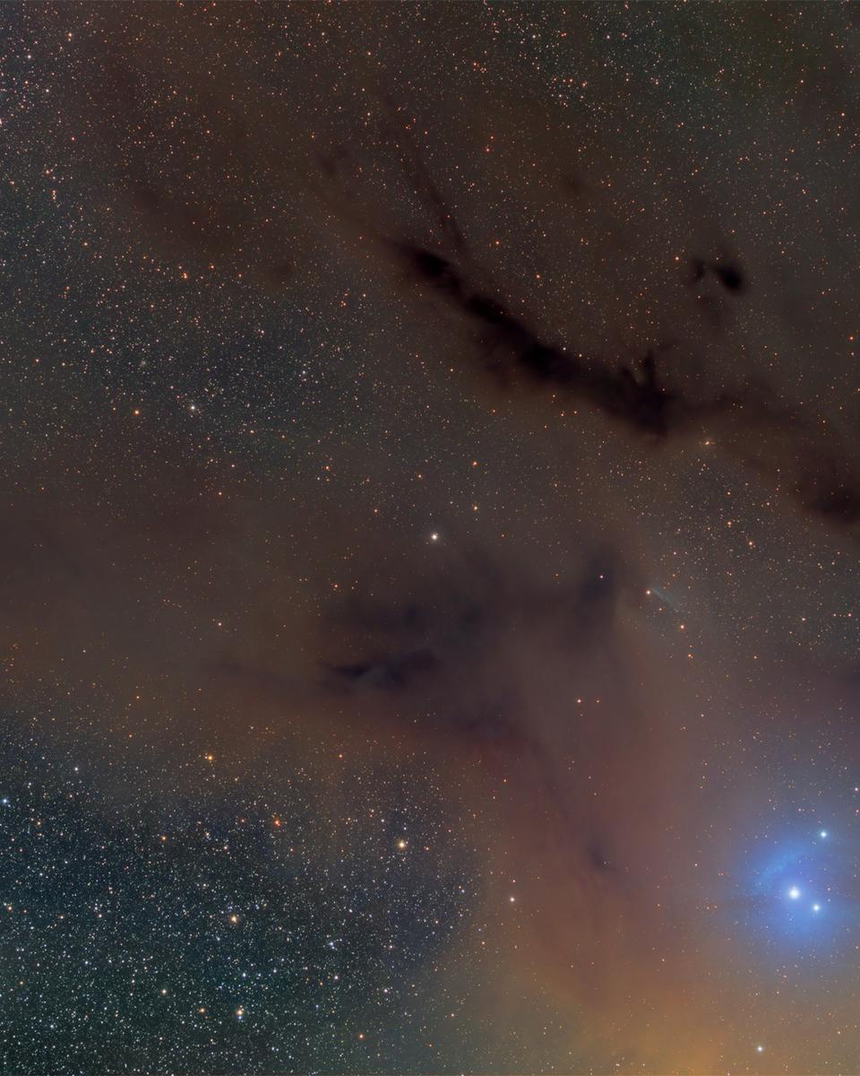 Streaming Dark Nebulas near B44