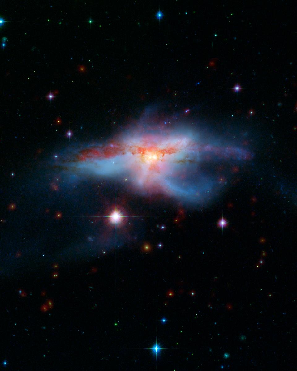 NGC 6240: Merging Galaxies