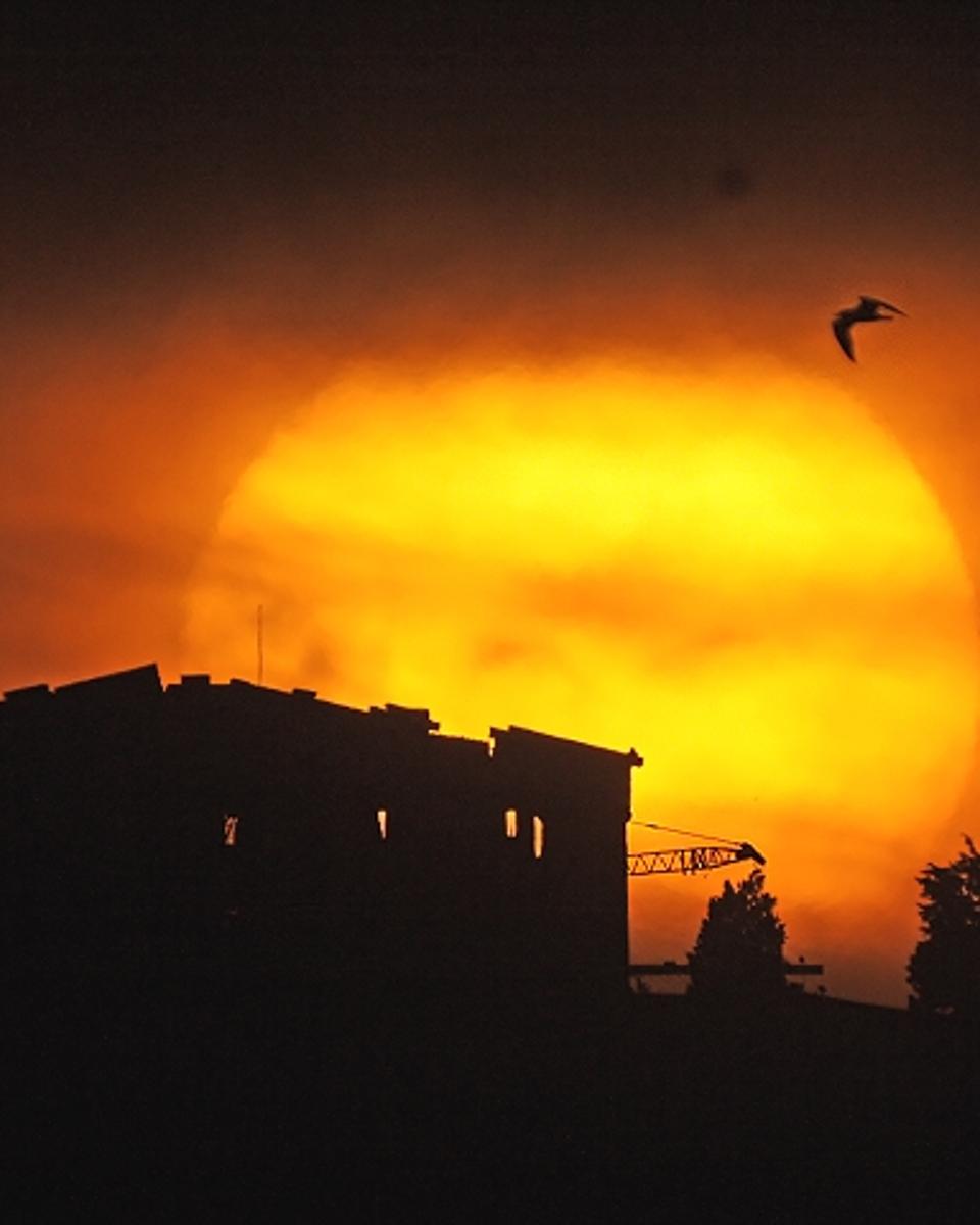 Sunrise over the Parthenon