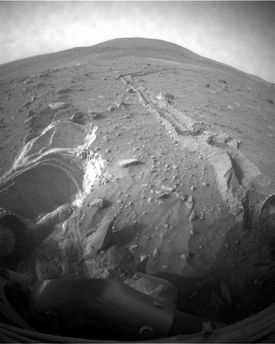 Spirit Encounters Soft Ground on Mars