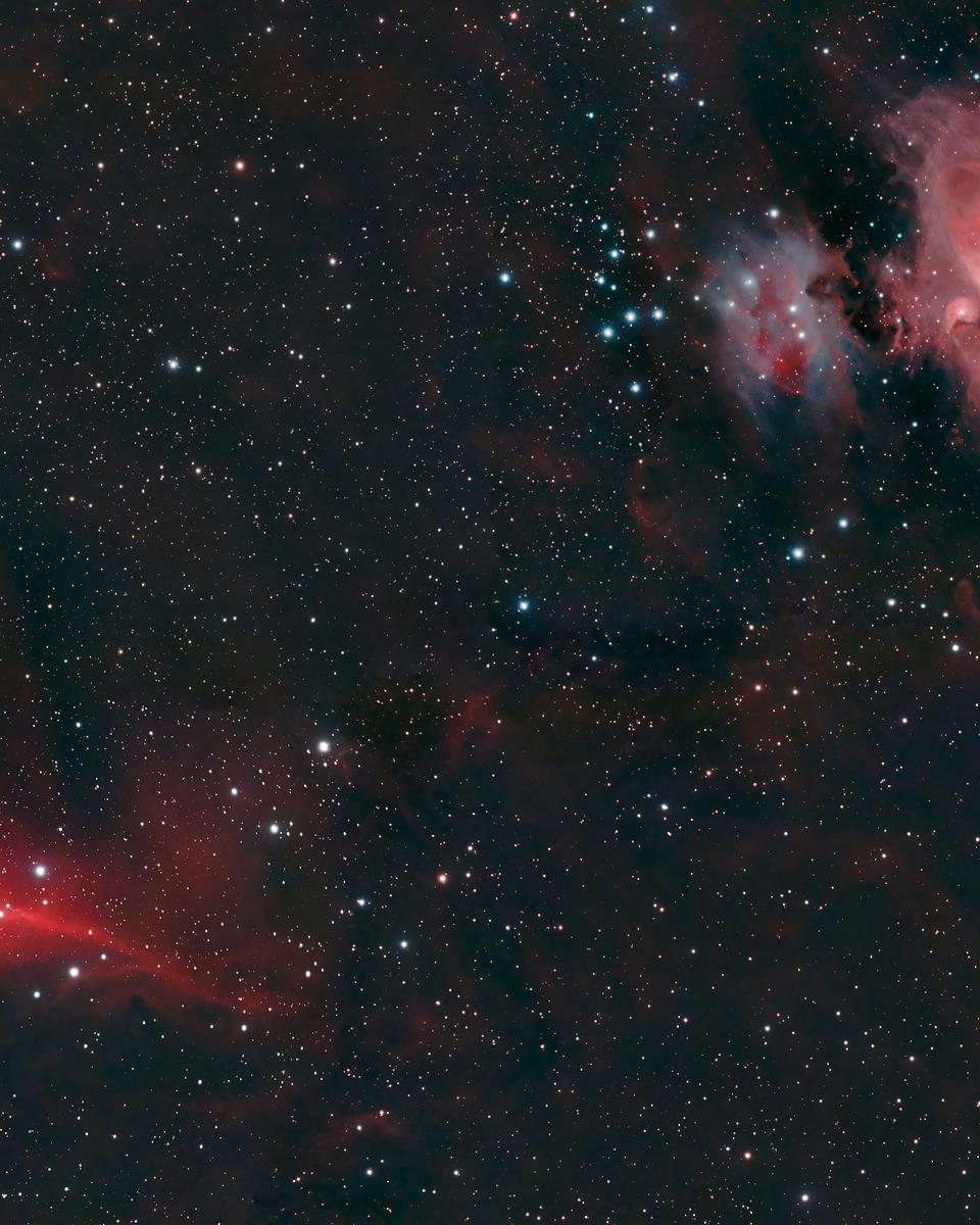 Horsehead and Orion Nebulae