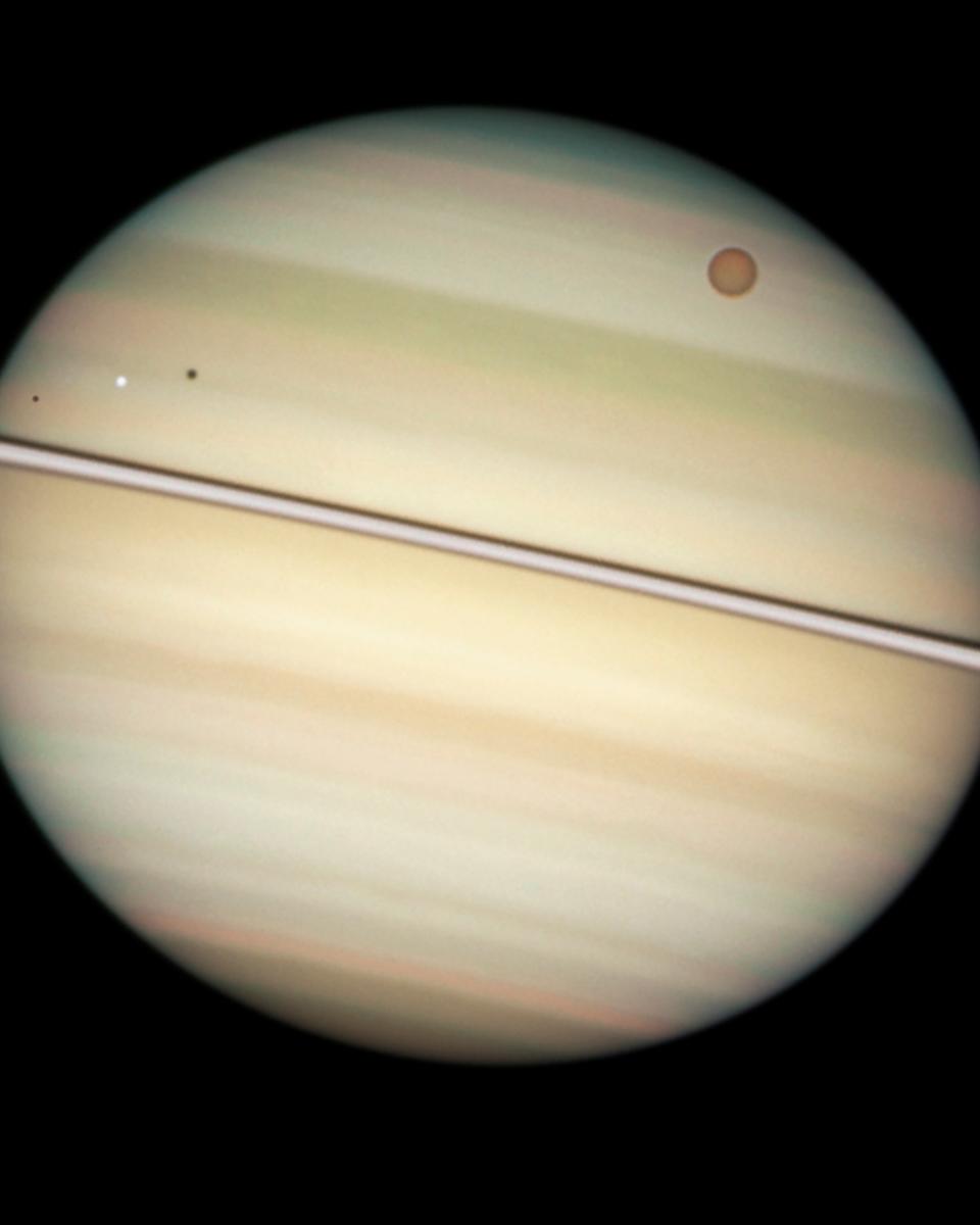 Saturn: Moons in Transit