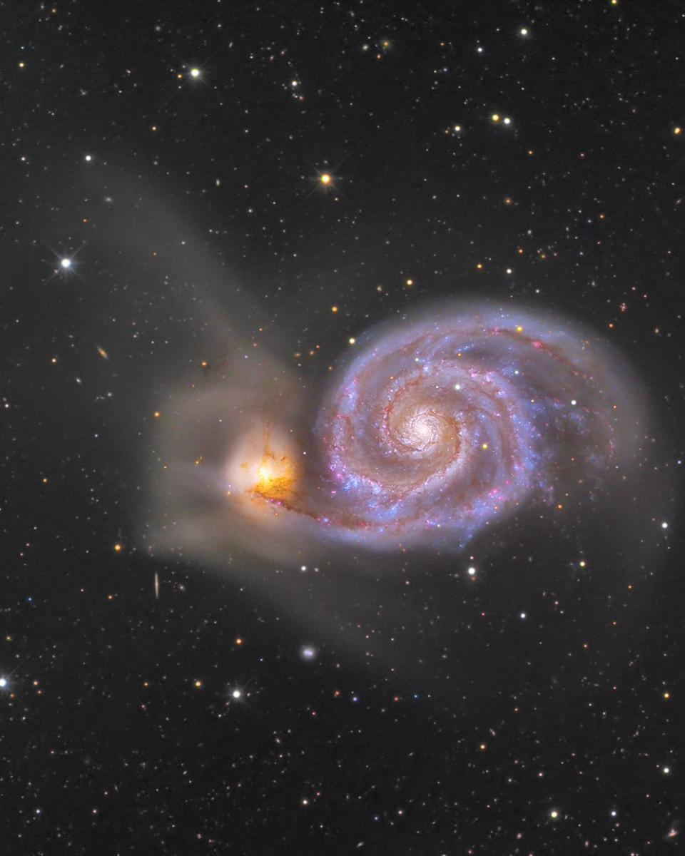 Whirlpool Galaxy Deep Field