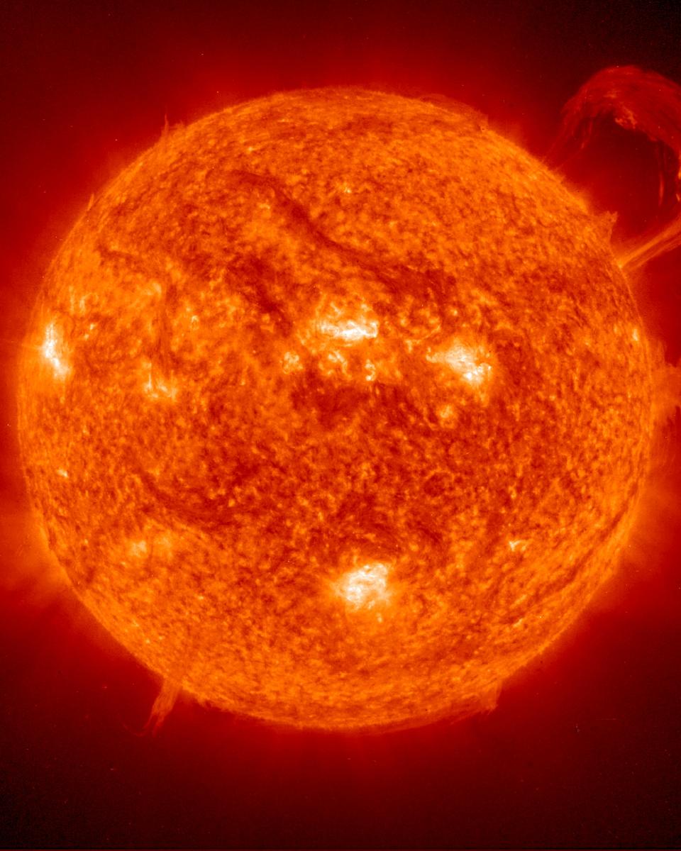 A Solar Prominence from SOHO