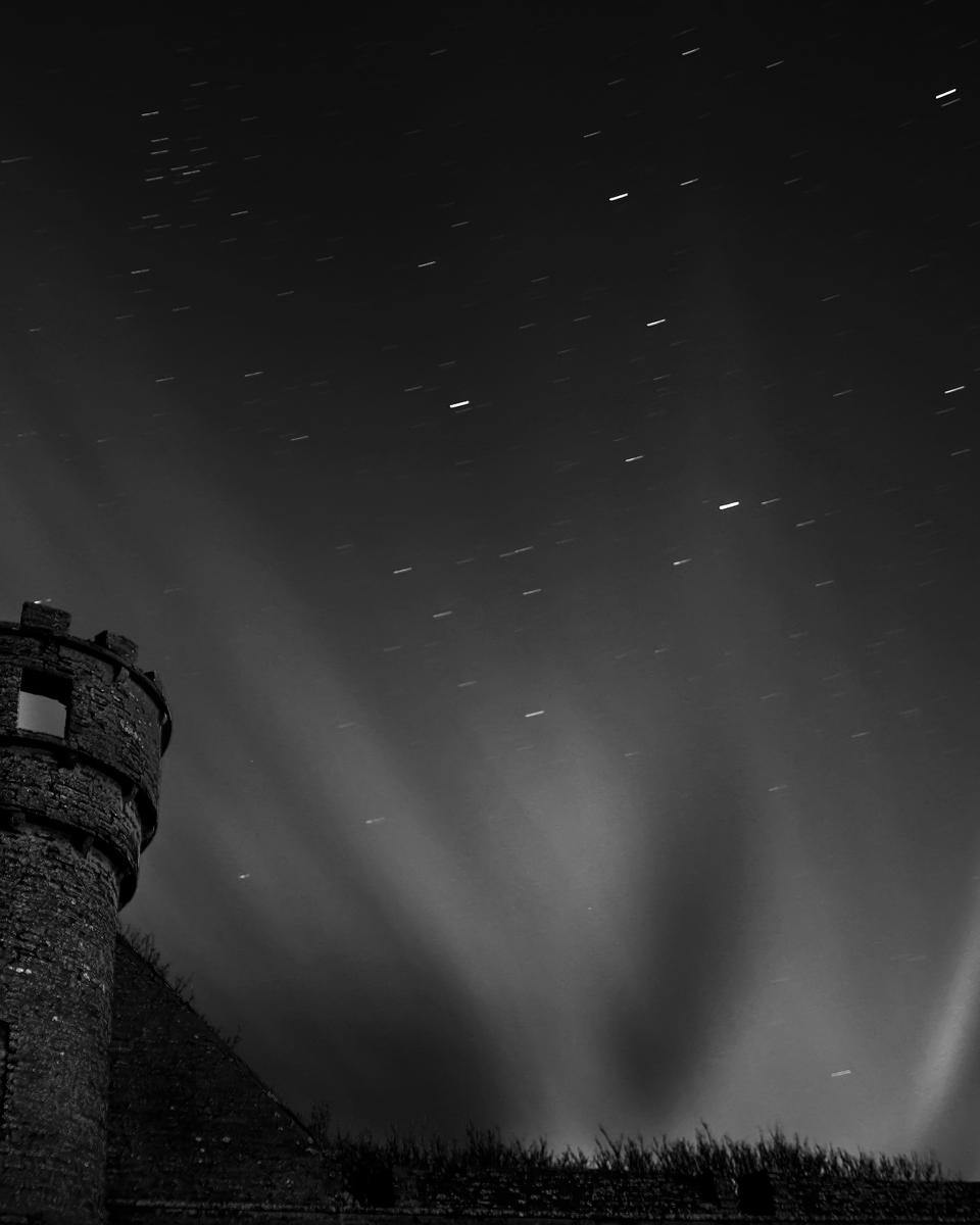 Moon Rays Over Thurso Castle
