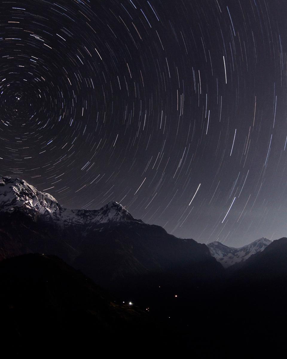 Annapurna Star Trails