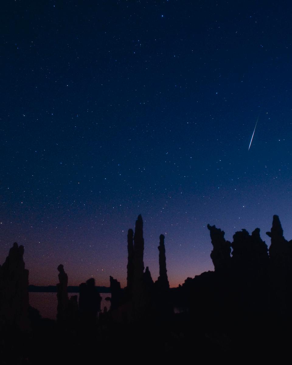Leonid over Mono Lake