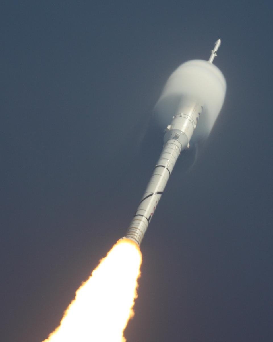 Ares 1-X Rocket Lifts Off