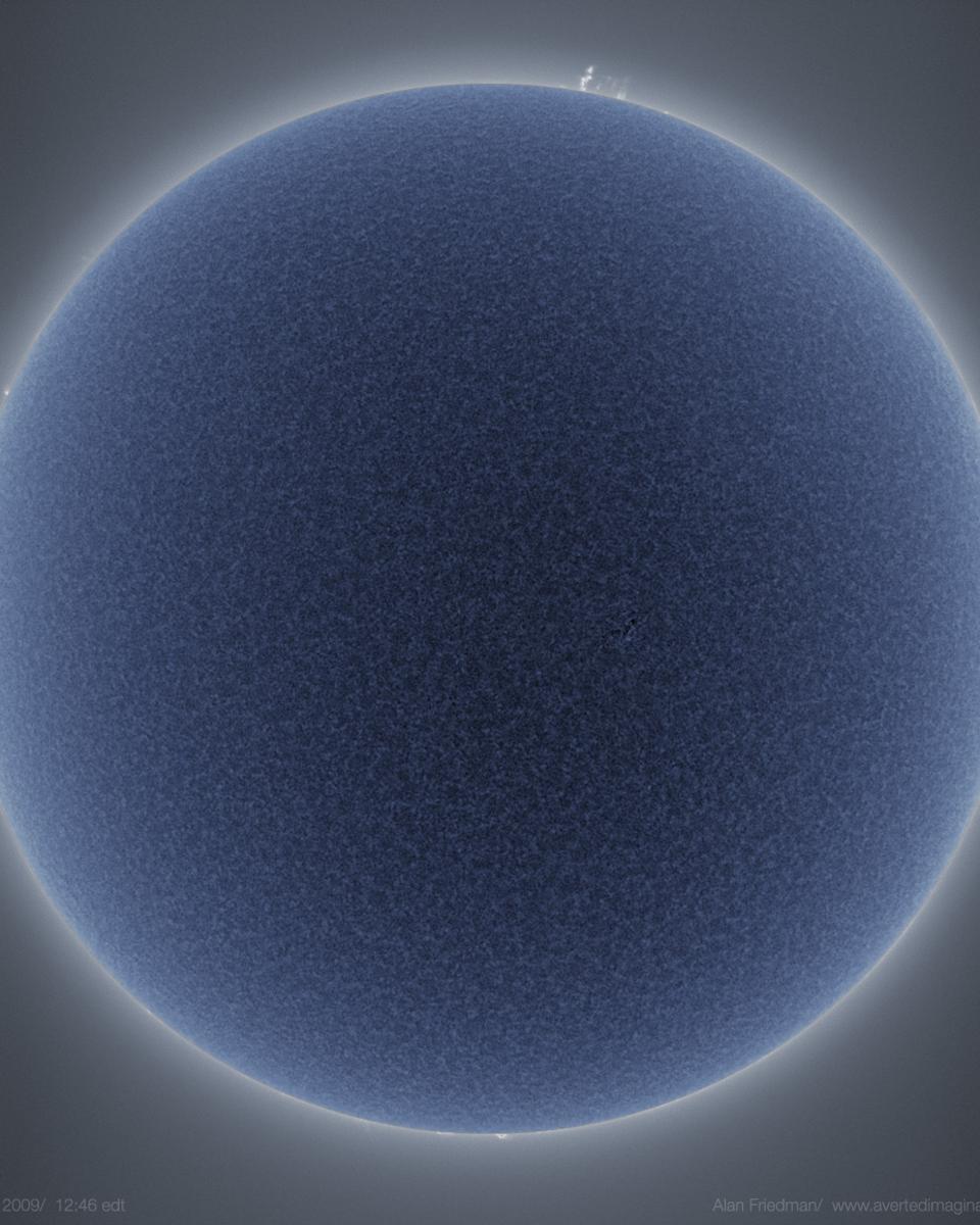 Blue Sun Bristling