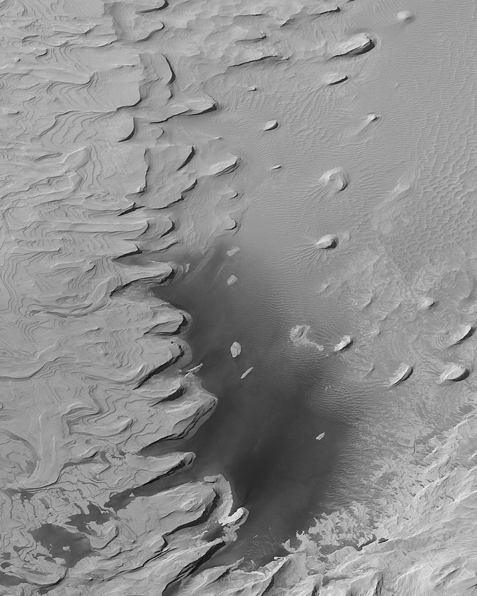 Ancient Layered Hills on Mars